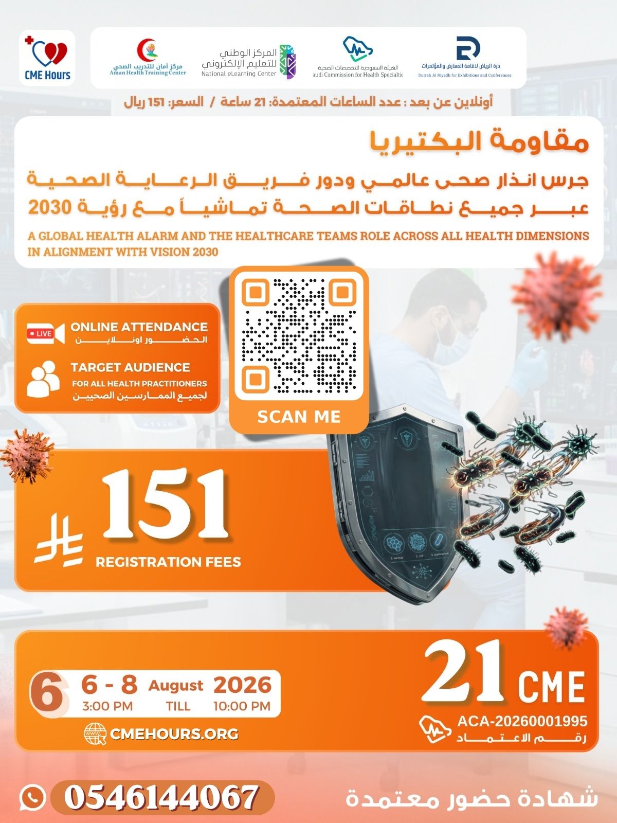مقاومة البكتيريا- جرس انذار صحى عالمي ودور فريق الرعاية الصحية عبر جميع نطاقات الصحة تماشياً مع رؤية 2030 #2